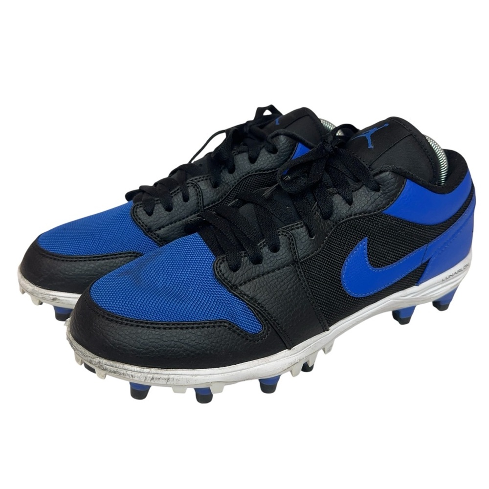 Nike Air Jordan 1 TD Low Football Cleats Mens Size 9 AV5292-041 Royal Blue